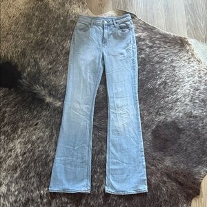 Old Navy Women's Sky Blue Flare Jeans